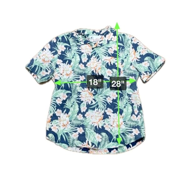 Chubbies Mens Floral Hawaiian Friday Shirt Short Sleeve Button Up Sz L - Picture 8 of 8